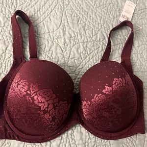 SOMA Stunning Support Full Coverage Bra - 36DD Colors Fig and Warm Amber
